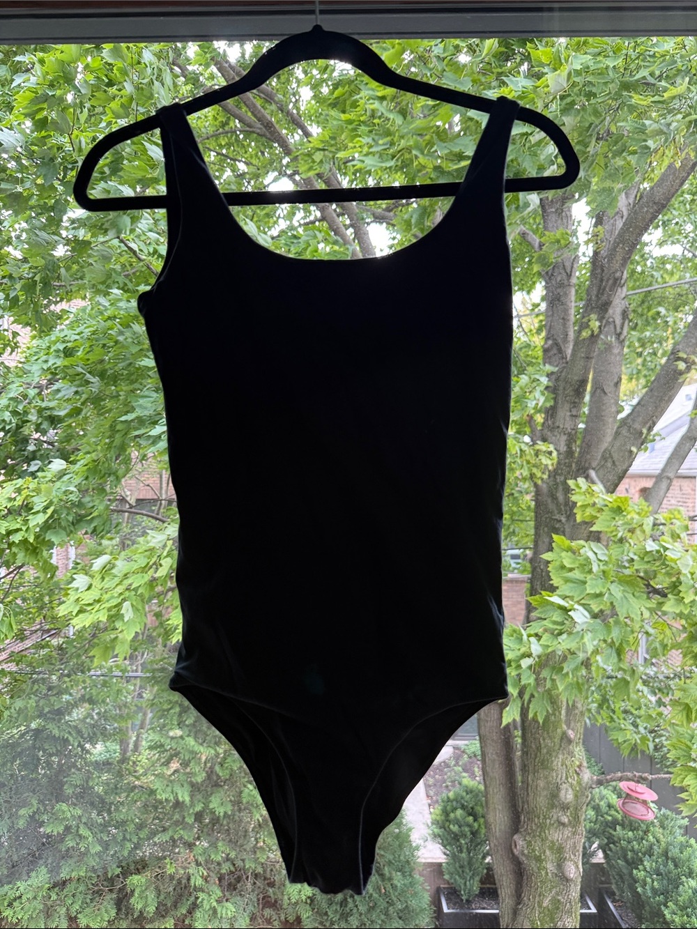 Black everlane bodysuit